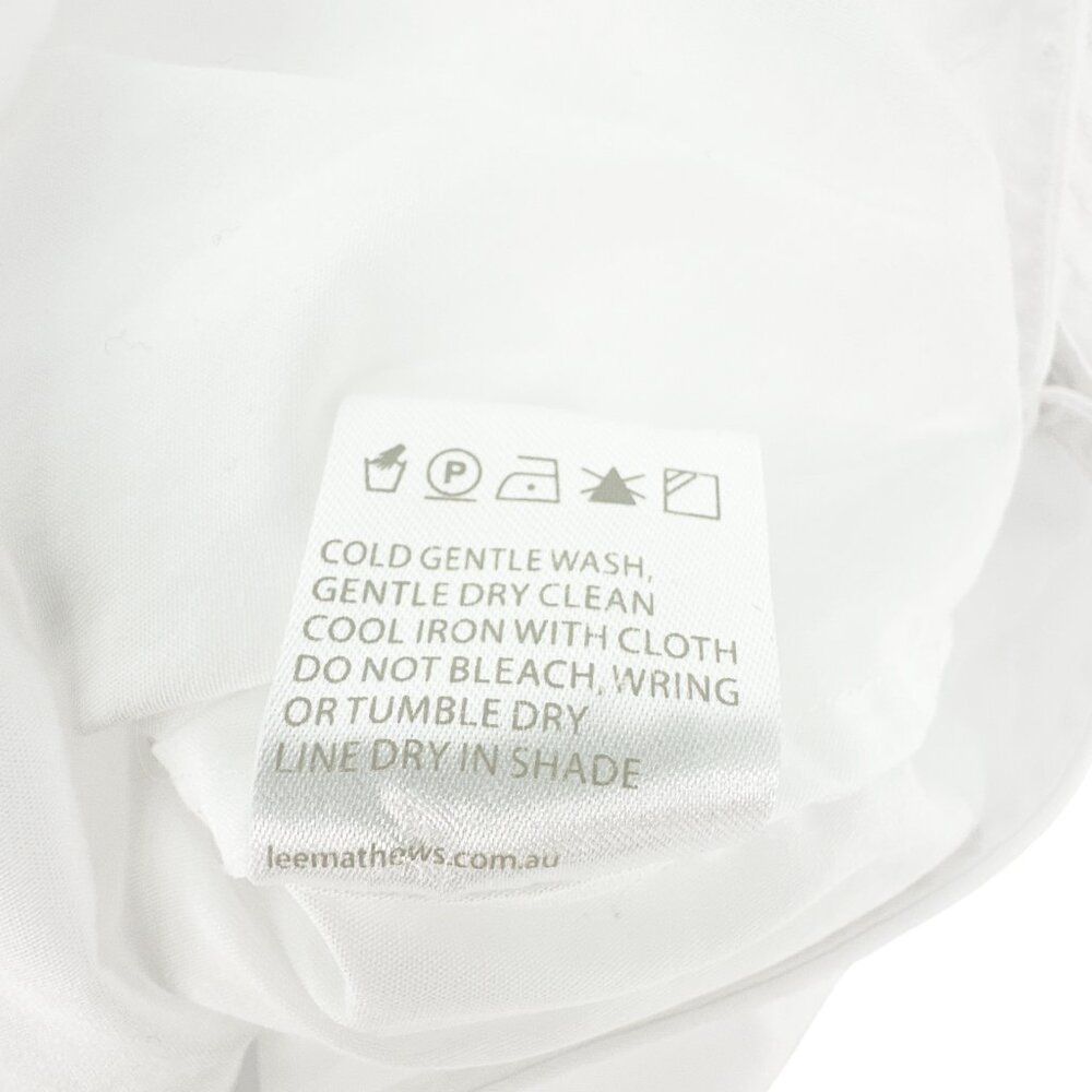 Lee Mathews White Pintuck Popover Blouse - Picture 8 of 12
